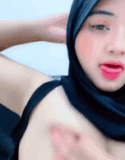 Shella Hijab Live Manja Sambil Pamer Pentil Pink